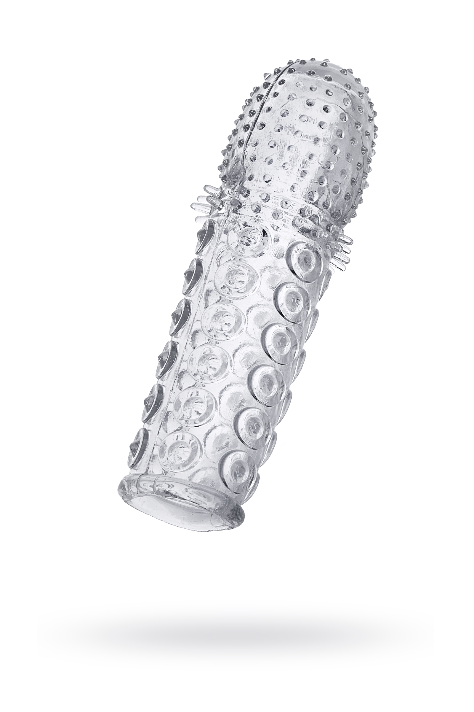 Насадка гелевая Toyfa, Прозрачная, 13,5 см, Ø 3