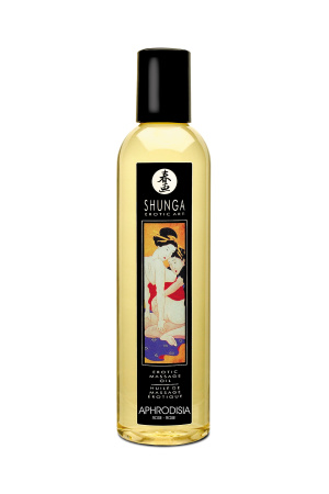 Массажное масло  возбуждающее Shunga /роза/ 250 мл