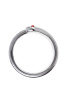 Кольцо под головку пениса TOYFA Metall, металл, серебристое, Ø 3см