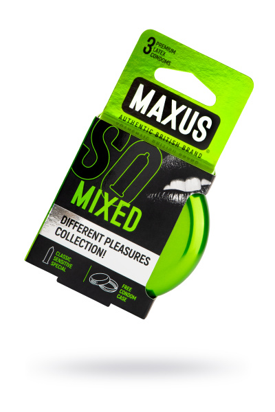 Презервативы Maxus №3,набор в железном кейсе