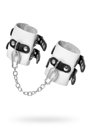 Наручники Pecado BDSM с двумя ремешками с люверсами,мягкие