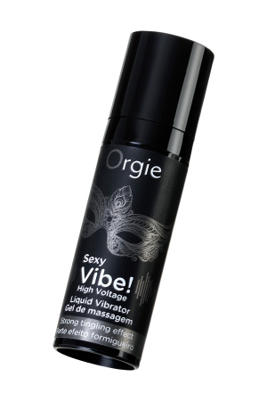 Гель для массажа Orgie Sexy Vibe High Voltage с усиленным эффектом вибрации, 15 мл