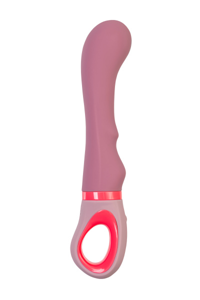 Вибратор Flovetta ROSE, силикон, розовый, 19 см