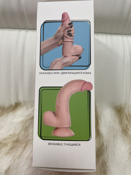 Реалистичный фаллоимитатор My Babe My Dear, TPE, телесный, 22,5 см