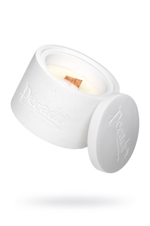 Ароматическая свеча круглая с крышкой «Plum & Cashmere» Pecado 65 гр