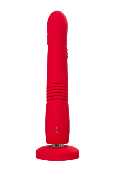 Пульсатор Gravity Lovense TPE, красный, силикон, 25,9 см